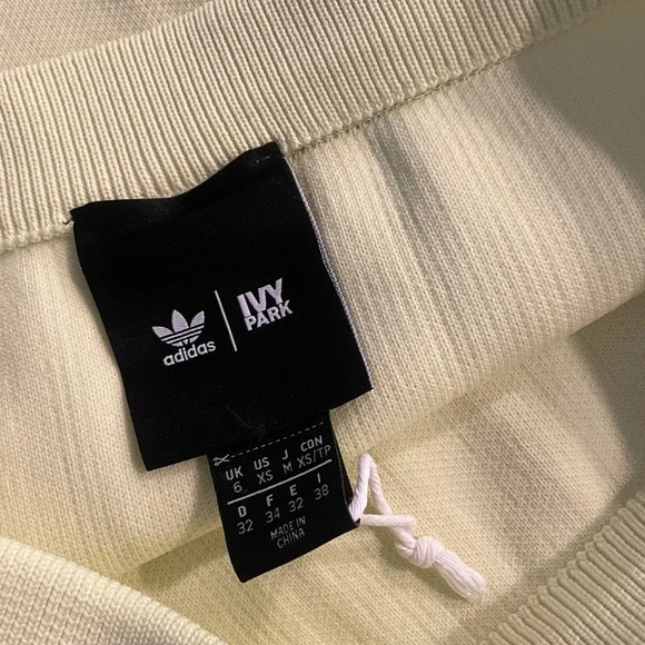 NWOT adidas x IVY Park Knit Skirt in Yellow Tint GR1457 - Picture 3 of 12